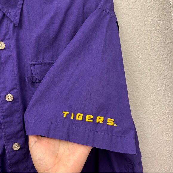 Columbia Collegiate PFG Tamiami Short-Sleeve Button-Down Shirt for Men’s Medium - Picture 10 of 16